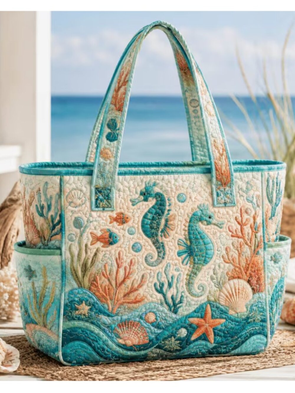 Tote Bag with Two Side Pockets
